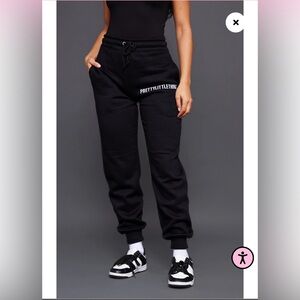 Cute black PLT sweats, also selling the matching top